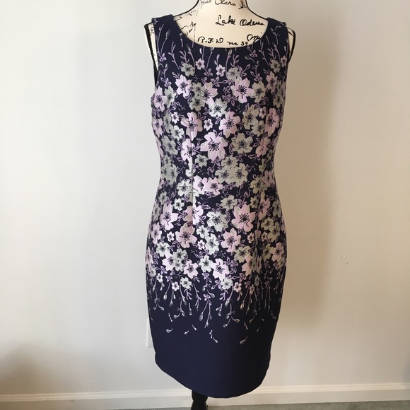 Talbots Dresses & Skirts - NWT Talbots floral jacquard scuba sheath dress 10